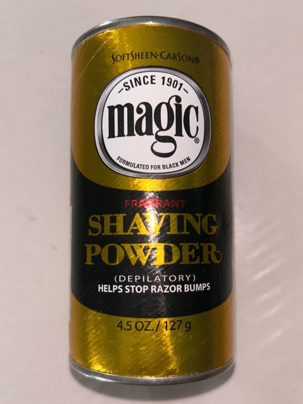 Magic Shaving Powder in Gold and Black